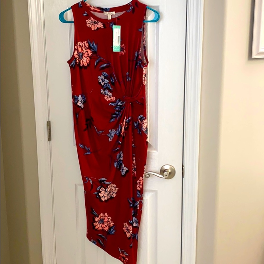Abigail Brushed Knit MIDI Dress